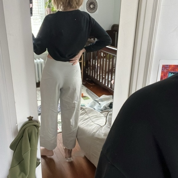 NWT!TSE Linen High Waist Pleated Pants - Picture 9 of 10